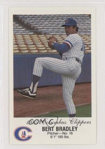 1985 Columbus Clippers Crime Prevention Bert Bradley