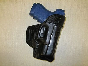 FITS GLOCK 30,30s,29,29s  formed leather,owb belt holster - Picture 1 of 7