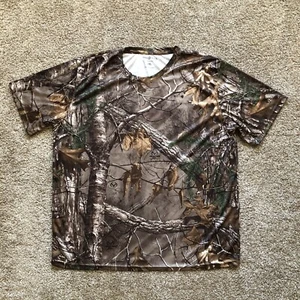 Real Tree Xtreme Tree Trails Camouflage Basisschicht Jagd Laufshirt Herren Größe 2XL - Bild 1 von 12