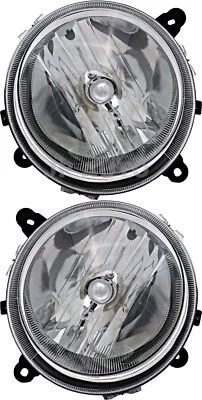 Juego de faros halógenos para Jeep Compass Patriot 2007-2010 Foto 1 de 4