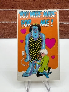 Tarjeta postal de insulto gigante TOPPS GUM CARD - ¡Usted fue hecho para mí! Nº 13, 1966 - Imagen 1 de 2