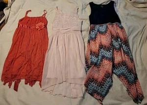 Pretty Lot of 3 Girl's sz 14 Dresses Formal Casual Party Church Wedding Dresses - Picture 1 of 22