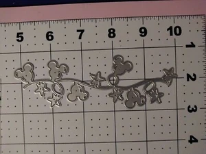 Herramienta troquelada universal de metal delgado Disney Mickey luces de Navidad borde de estrella - Imagen 1 de 2