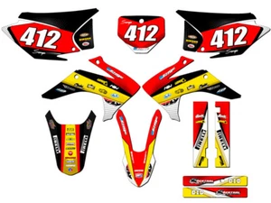 2015-2020 CRF 230 F RICOCHET Yellow Senge Graphics Kit Compatible with Honda - Picture 1 of 10
