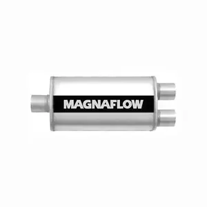 Magnaflow (12198) Satin Stainless Steel Dual Oval Muffler - Foto 1 di 1