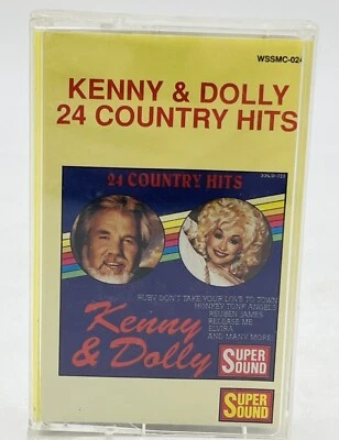 Kenny & Dolly 24 Greatest Hits Cassette Tape WSSMC-024 - Image 1 of 4