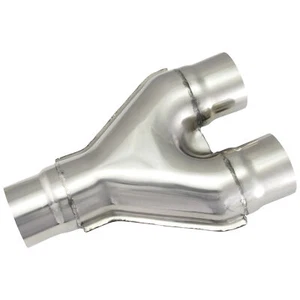 60 mm 2,375" Acero inoxidable Y Tubo de escape Y Tubo Sistema de escape Tubo de escape Universal - Imagen 1 de 5