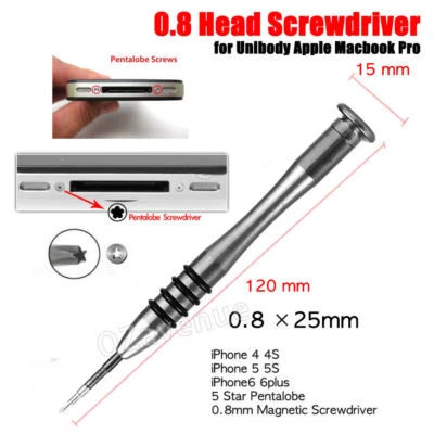 Herramientas de reparación de destornilladores Star Torx Pentalobe para iPhone 7 8 XS 11 12 13 14 15 SE Foto 1 de 4