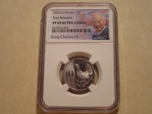 NGC 2024 GB 10P graded PF 69 ultra bird CAPERCAILLI wow super nice coin !! - Picture 1 of 5