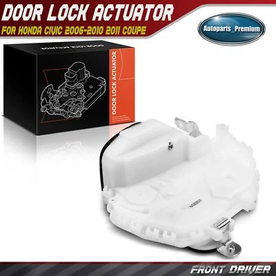 Atuador de trava de porta dianteiro esquerdo LH para Honda Civic 2006-2008 2009 2010 2011 Coupe - Imagem 1 de 4