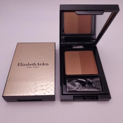 LOT OF 2 Elizabeth Arden Bronzing Powder Duo BRONZE BEAUTY .13oz ea Full Size  - Image 1 of 4