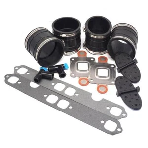 Exhaust Manifold Kit For Mercruiser 4 INCH GM V8 S.B.DRY JOINT (2002-2004) - Picture 1 of 6