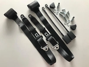 Automatik 3-Punkt Sicherheitsgurt ECE Kennung 2 Stück für Mercedes W108 W109 NEU - Picture 1 of 9