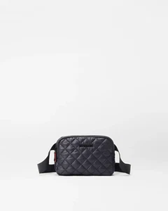MZ WALLACE Metro Limited Edition Quilted Nylon Belt Bag Fanny Pack NWT Black - Picture 1 of 8