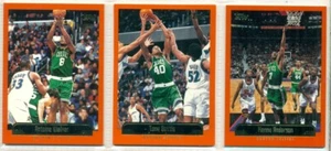 NBA-LOTE DE TARJETAS COLECCIONABLES INSERTADAS DE BALONCESTO-1999-TOPPS-BOSTON CELTICS-3 CARTAS-BATTIE - Imagen 1 de 2