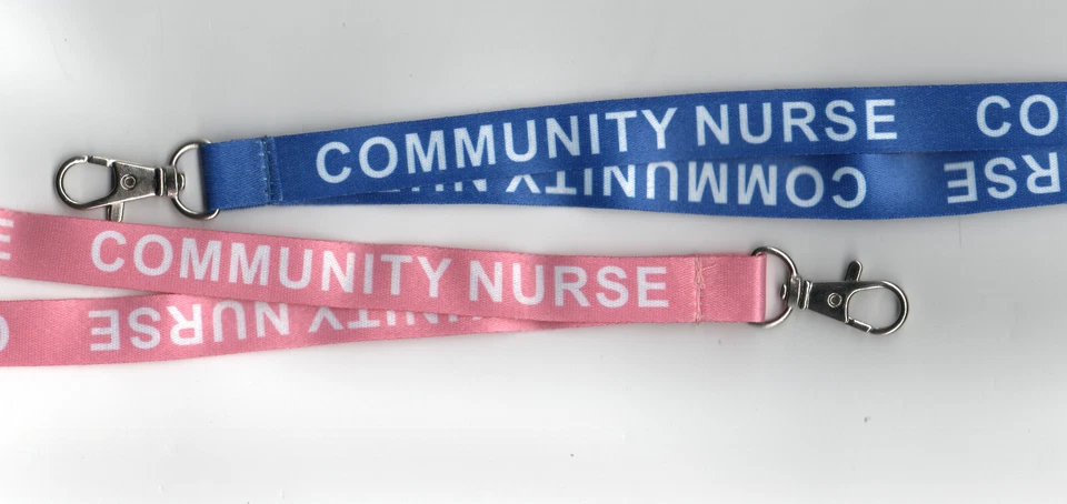 POSITIVID 1 COMMUNITY NURSE Printed Hospital Nursing Breakaway Safety Lanyard: FREE UK P&P