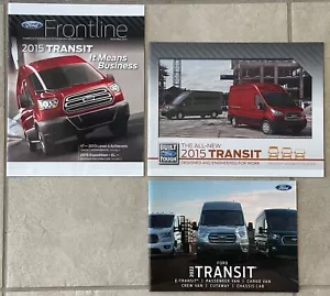 * NICE * 2015 & 2022 FORD Transit Original Sales Brochures - Including E-Transit - Picture 1 of 1