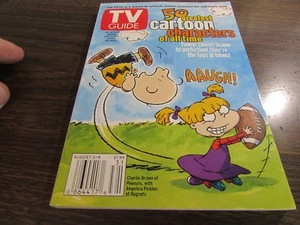 VINTAGE - TV GUIDE AUGUST 3RD 1998  - 50 GREATEST CARTOON CHARACTERS  - COVER - Picture 1 of 1