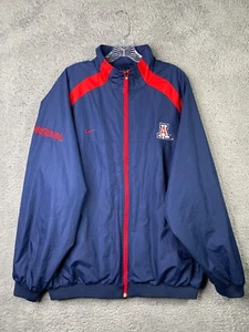 Vintage University Of Arizona Nike Track Jacket Men XL Blue Winbdreaker Wildcats - Picture 1 of 13