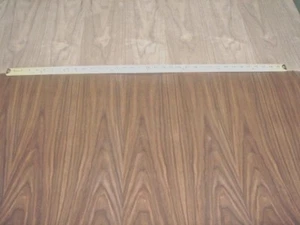 Impiallacciatura legno noce 24"x 24" con buccia e bastone PSA buccia stick adesivo 1/40" - Foto 1 di 12
