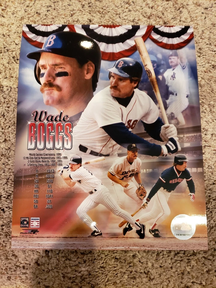 Photo File MLB Wade Boggs  HOF Composite 8x10 Photo - Image 1 of 1