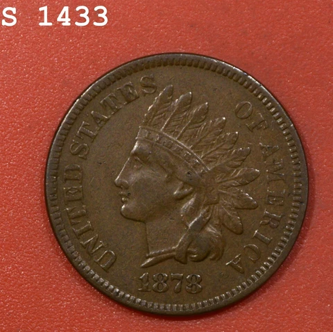 1878 Indian Head Cent "XF" *Free S/H After 1st Item* Cover