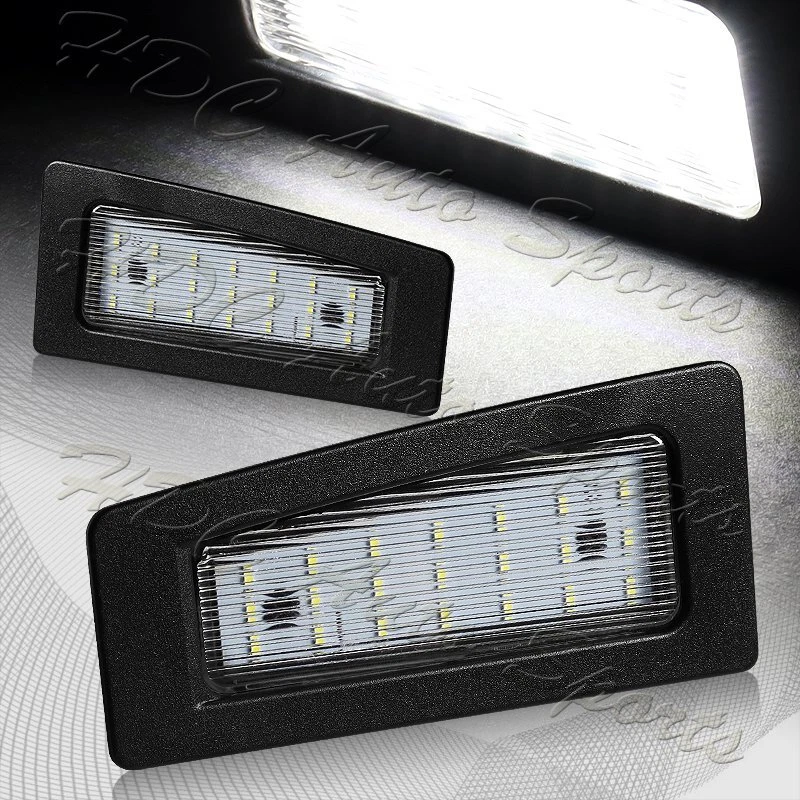 Para Mazda 3 2014-2018 Mazda3 Sedán Blanco 18-SMD LED Luces de matrícula Lámparas Foto 1 de 4