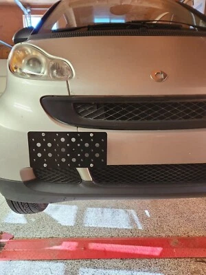 Gancho de remolque de parachoques soporte de etiqueta de montaje de matrícula para Smart Fortwo 2007-2015 nuevo Foto 1 de 4