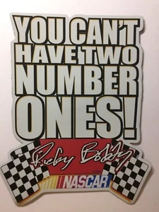 Imán de noches de Nascar Talladega cita de Ricky Bobby ¡No puedes tener dos números uno! - Imagen 1 de 2