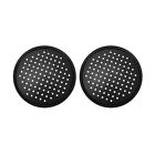 2 Pack 11 Inch Personal Perforated Pizza Pans Carbon Steel with Nonstick3829