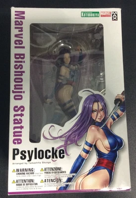 2010 Kotobukiya Marvel Max Psylocke Bishoujo Статуэтка Люди Икс Сила Редкая См. Фото - Изображение 1 из 4