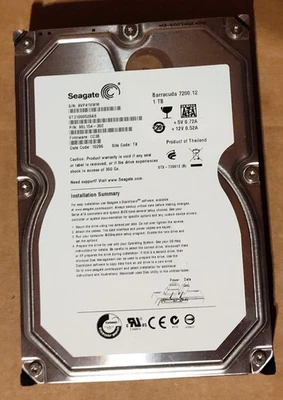 Seagate Barracuda 7200.12 ST31000528AS 1 TB 3.5" SATA II Desktop Drive - Image 1 of 3