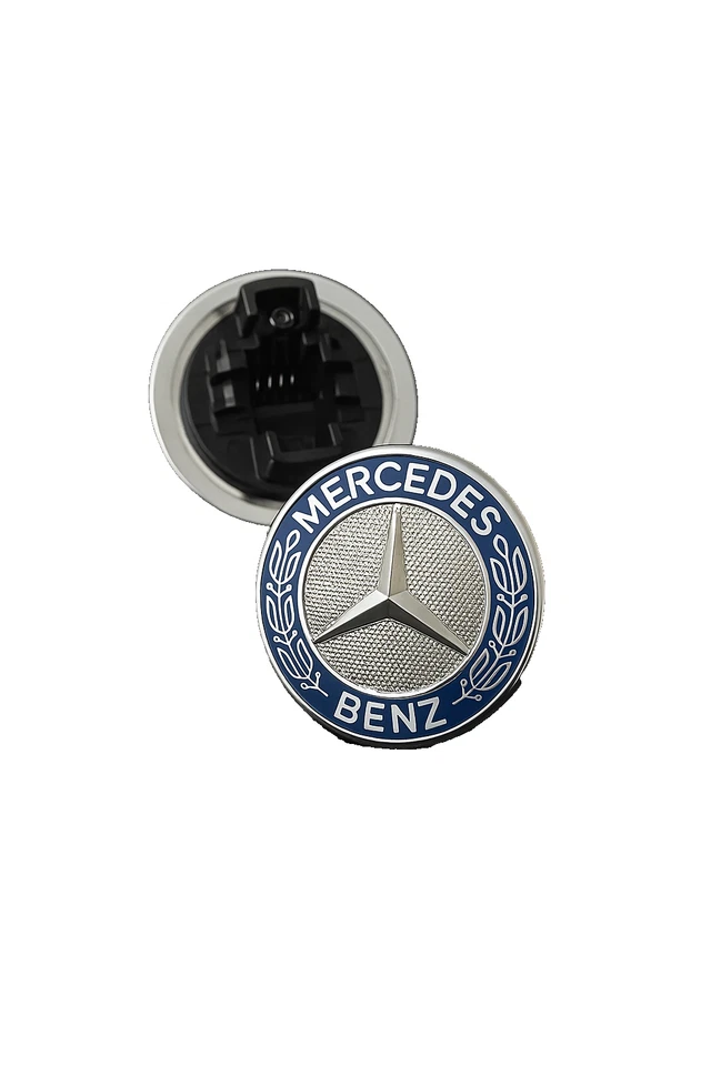 Emblema/logotipo/insignia/corona de laurel azul 57 mm capó plano para Mercedes-Benz Foto 1 de 1