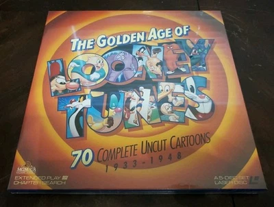 New Sealed THE GOLDEN AGE OF LOONEY TUNES, VOLUME 1 Laserdisc BOX SET W24 - Image 1 of 4
