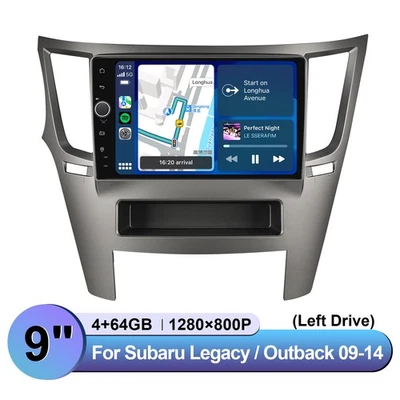 Unidad principal 4G+64G Android 13 Radio 9 pulgadas DTS para Subaru Outback Legacy 2009-2014 Foto 1 de 4