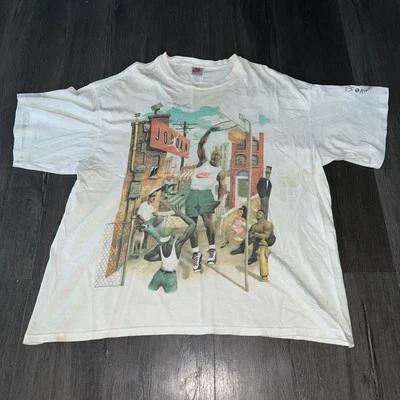 Camisa artística vintage para hombre XL Nike Air Michael Jordan Hoop Heroes Mark Ryden años 90 Foto 1 de 4