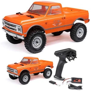 Axial AXI00001V2T3 1/24 SCX24 1967 Chevrolet C10 4WD Brushed Truck RTR Orange - Picture 1 of 12