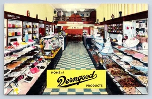 Vintage Postcard Colorado Springs CO Derngood Coffee Candy Bakery Store V7 - Picture 1 of 2