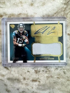 Rashad Greene 2015 Donruss Signature Series Auto Autograph Patch #11/49 Jaguars - Foto 1 di 3