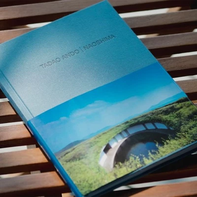 Tadao Ando NAOSHIMA Bon Marche Exhibition Book Chichu Art Museum Signed Japan - Image 1 of 4