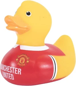 Manchester United FC Duck Rubber Vinyl Bath Toy Fan Gift Official Licensed - Picture 1 of 5