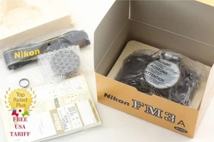 Final Late [unbenutzt in Box] Nikon FM3A schwarze analoge Spiegelreflexkamera 35 mm aus Japan - Bild 1 von 13