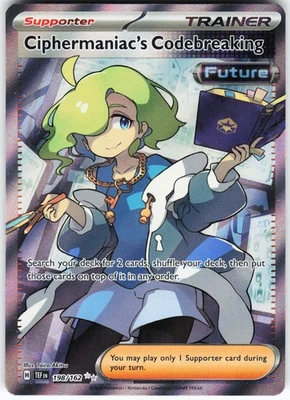 Ciphermaniac's Codebreaking - 198/162 Pokemon SV05: Temporal Forces Holo Ultra R - Image 1 of 2