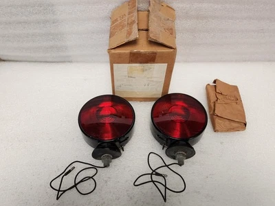 NOS OEM 1961 Ford Truck Rear Outboard Turn Signal Lamp Lights Kit C1TF-13A311-E - Image 1 of 4