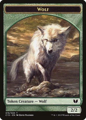 4x Wolf / Spider double-sided Token - NM/LP - Commander 2015 - SPARROW MAGIC - Image 1 of 2