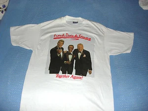 THE RAT PACK FRANK DEAN SAMMY TOGETHER AGAIN KONZERT T-SHIRT GEPRÄGT - 1988 - Bild 1 von 4