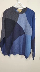 Suéter Vintage Tricots St Raphael Grande Azul Lana Pullover - Imagen 1 de 3