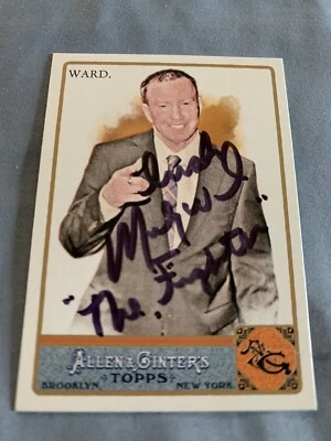 Micky Ward Autographed Allen & Ginter card - Image 1 of 2