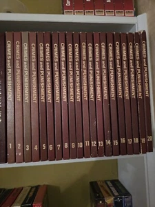 Crimes and Punishment Book - - 1974 Volumes 1-20 Set - Picture 1 of 1