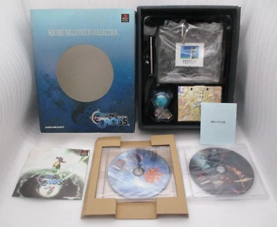 Chrono Cross Square Millennium Collection PS1 w/ Figure Japan import SLPS-02777 - Image 1 of 4